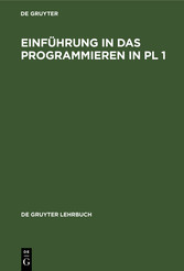 Einführung in das Programmieren in PL 1