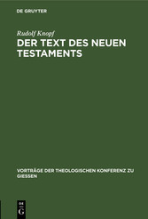 Der Text des Neuen Testaments