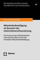 Mitarbeiterbeteiligung als Baustein der Unternehmensfinanzierung