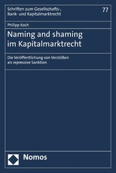 Naming and shaming im Kapitalmarktrecht