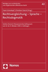 Rechtsvergleichung - Sprache - Rechtsdogmatik