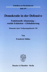 Demokratie in der Defensive.