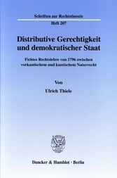 Distributive Gerechtigkeit und demokratischer Staat.