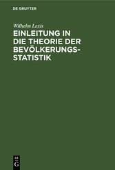 Einleitung in die Theorie der Bevölkerungsstatistik