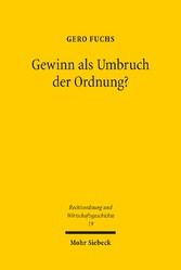 Gewinn als Umbruch der Ordnung?