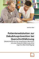 Patientenedukation zur Dekubitusprävention bei Querschnittlähmung