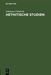 Hethitische Studien