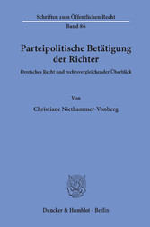 Parteipolitische Betätigung der Richter.