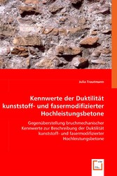 Kennwerte der Duktilität kunststoff- und fasermodifizierter Hochleistungsbetone