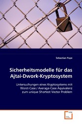 Sicherheitsmodelle für das Ajtai-Dwork-Kryptosystem