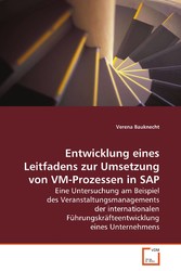 Entwicklung eines Leitfadens zur Umsetzung vonVM-Prozessen in SAP