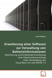 Erweiterung einer Software zur Verwaltung vonBatterieinformationen