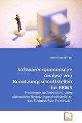 Softwareergonomische Analyse von Benutzungsschnittstellen für BRMS