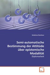 Semi-automatische Bestimmung der Attitüde überepistemische Modalität