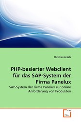 PHP-basierter Webclient für das SAP-System der Firma Panelux