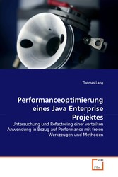 Performanceoptimierung eines Java Enterprise Projektes