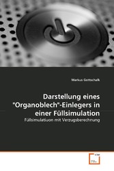 Darstellung eines 'Organoblech'-Einlegers in einer Füllsimulation