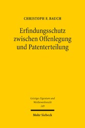 Erfindungsschutz zwischen Offenlegung und Patenterteilung