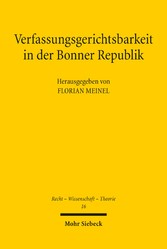 Verfassungsgerichtsbarkeit in der Bonner Republik