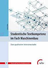 Studentische Textkompetenz im Fach Maschinenbau