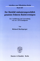 Der Rückfall stationierungsrechtlich genutzten früheren Reichsvermögens.