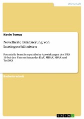 Novellierte Bilanzierung von Leasingverhältnissen