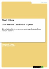 New Venture Creation in Nigeria