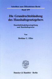 Die Grundrechtsbindung des Haushaltsgesetzgebers.