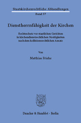 Dienstherrnfähigkeit der Kirchen.