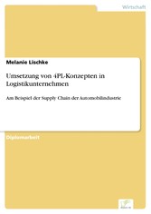 Umsetzung von 4PL-Konzepten in Logistikunternehmen