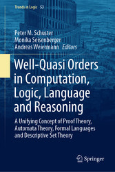 Well-Quasi Orders in Computation, Logic, Language and Reasoning