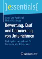 Bewertung, Kauf und Optimierung von Unternehmen