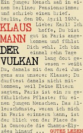 Der Vulkan - Roman unter Emigranten