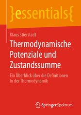 Thermodynamische Potenziale und Zustandssumme