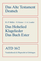 Das Hohe Lied, Klagelieder, Das Buch Ester