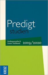 Predigtstudien 2019/2020 - 1. Halbband