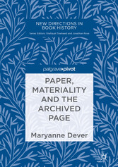 Paper, Materiality and the Archived Page