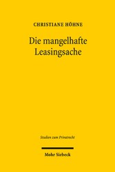 Die mangelhafte Leasingsache