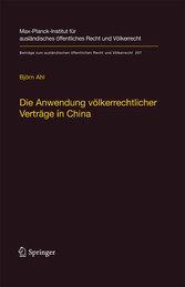 Die Anwendung völkerrechtlicher Verträge in China