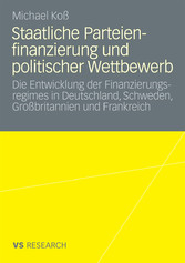 Staatliche Parteienfinanzierung und politischer Wettbewerb