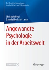 Angewandte Psychologie in der Arbeitswelt