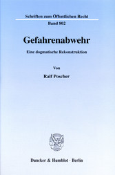 Gefahrenabwehr.