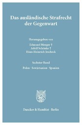 Das ausländische Strafrecht der Gegenwart.