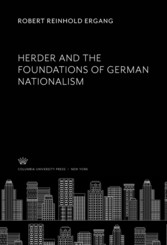 Herder and the Foundations of German Nationalism