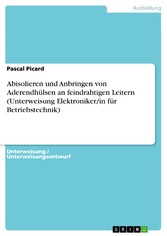 Abisolieren und Anbringen von Aderendhülsen an feindrahtigen Leitern (Unterweisung Elektroniker/in für Betriebstechnik)