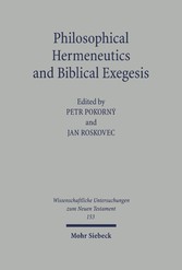 Philosophical Hermeneutics and Biblical Exegesis