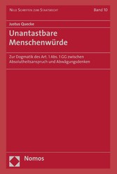 Unantastbare Menschenwürde