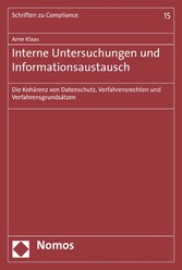 Interne Untersuchungen und Informationsaustausch