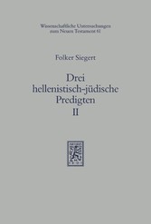 Drei hellenistisch-jüdische Predigten II