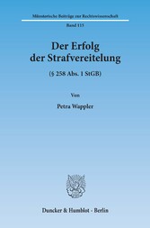 Der Erfolg der Strafvereitelung